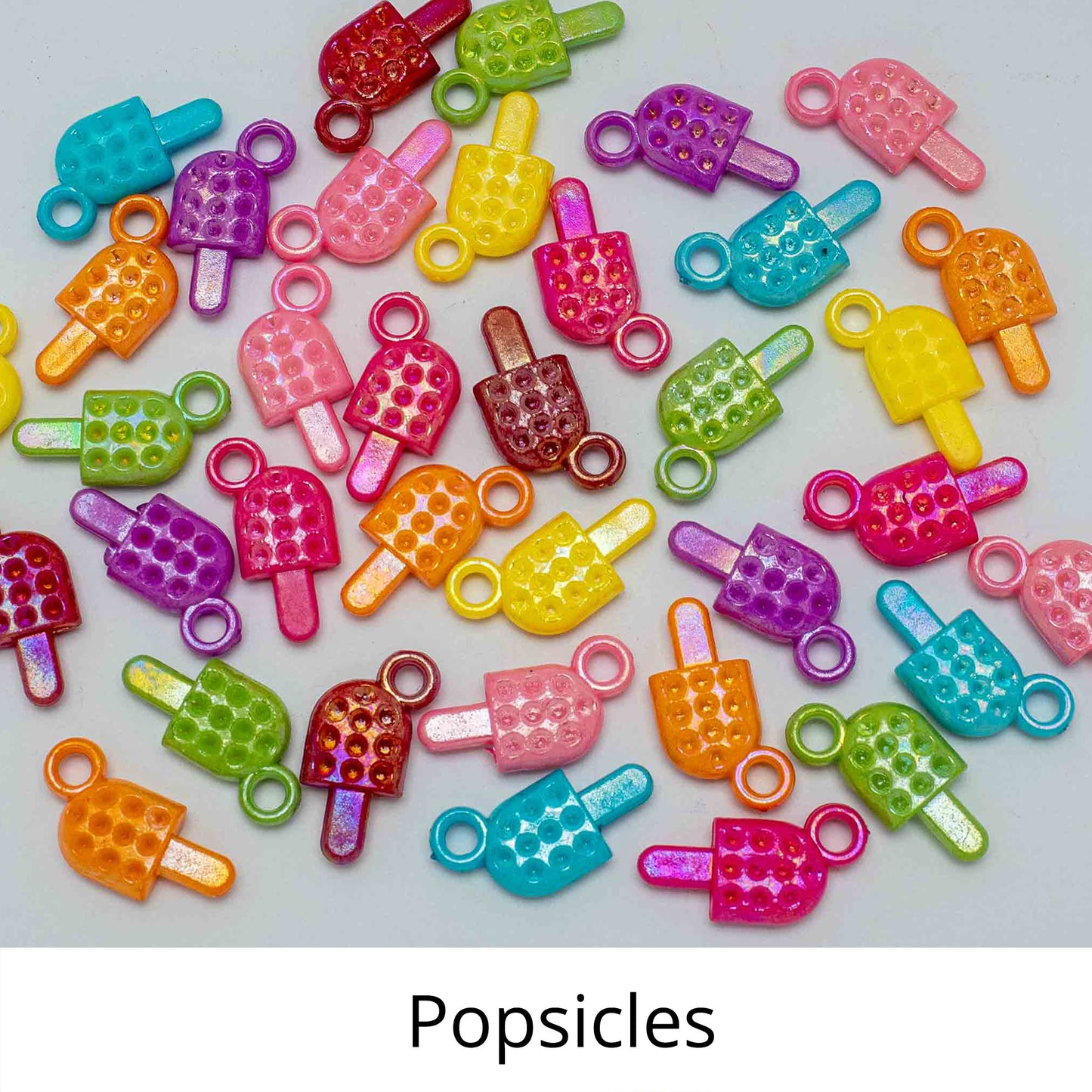 Popsicle Charms - 100 pieces - For Bird Toys and Sugar Gliders