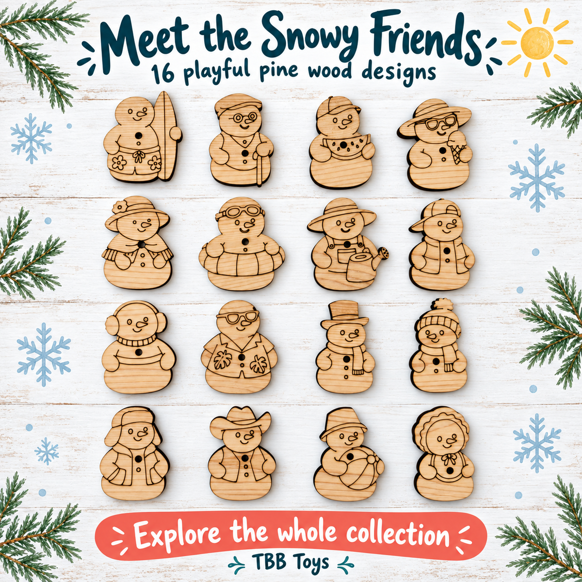 Snowy Friends - Mabel