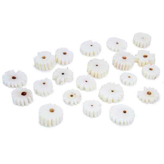 Natural Sola Zig Zag Slices - Soft Bird Toy Parts