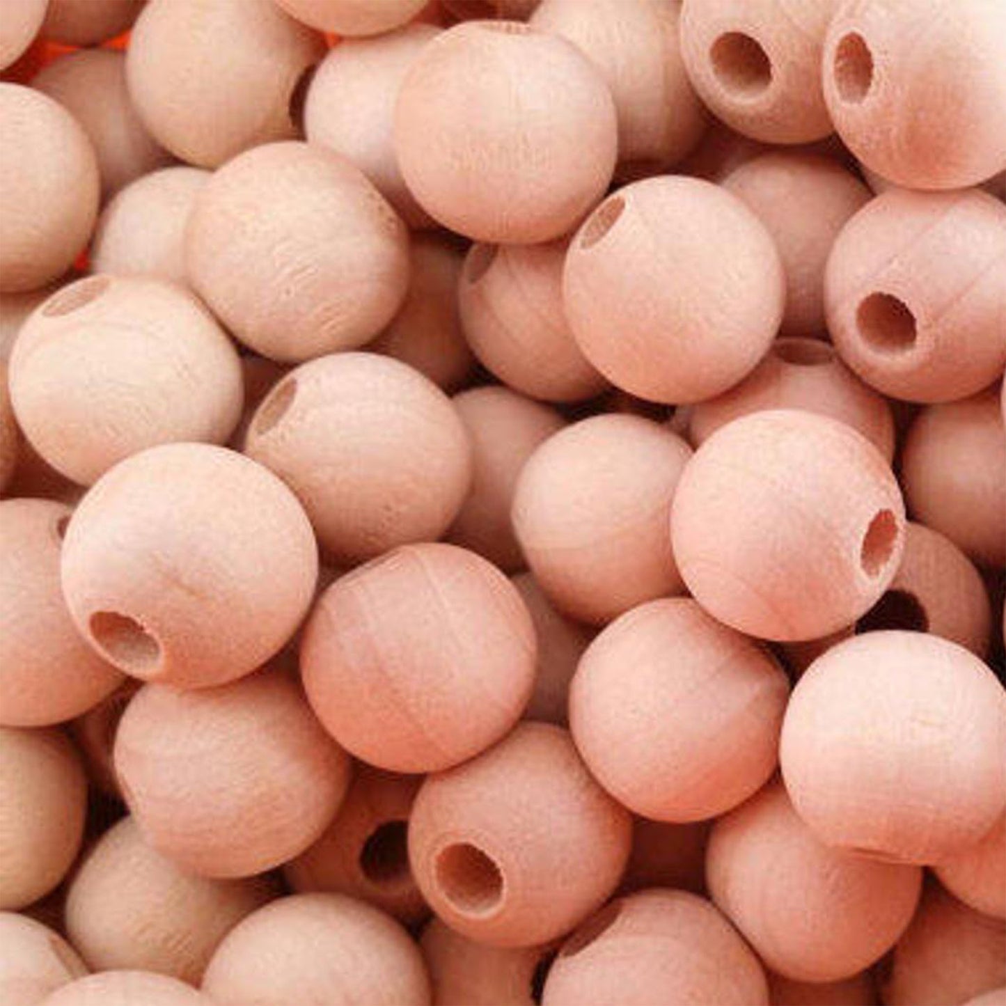 Small Hardwood Bead 1/2"