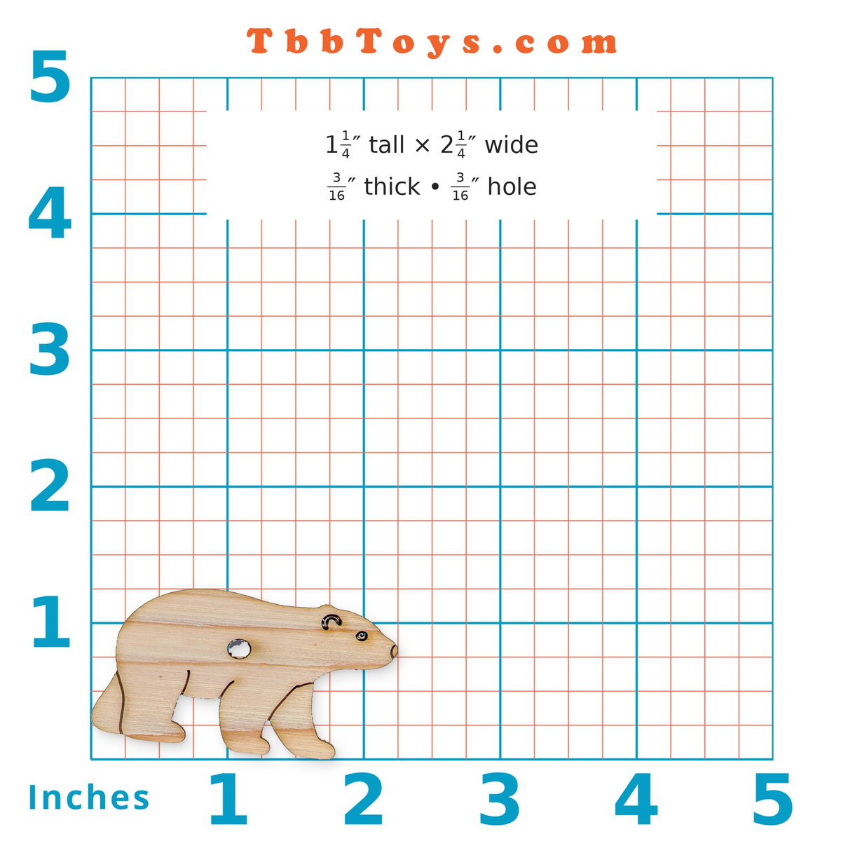 Wild Wonders - Set of 13 Solid Pine Toy Parts