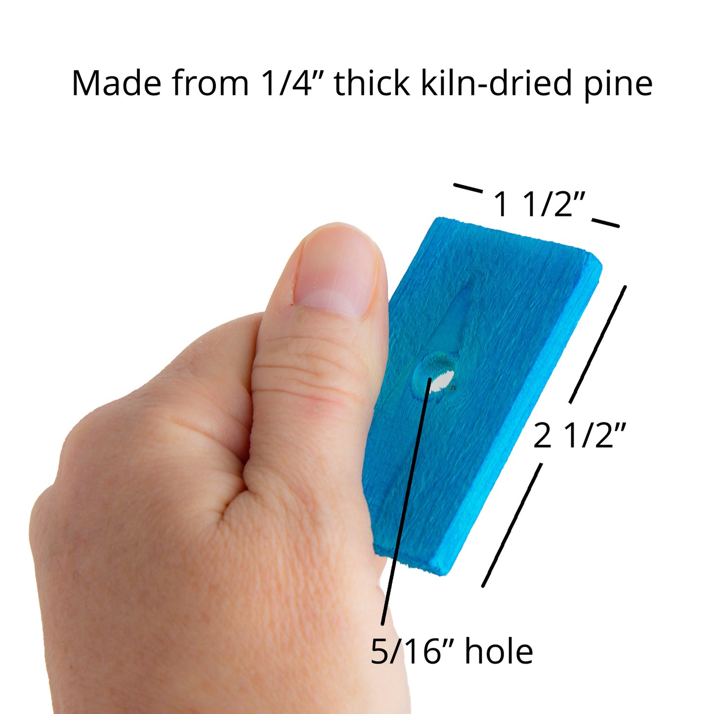 Pine Slats (2 1/2" x 1/4") - Bird Toy Parts