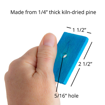 Pine Slats (2 1/2" x 1/4") - Bird Toy Parts