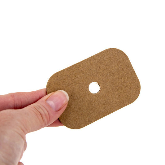 2" x 3" Cardboard Chip - Bird Toy Parts