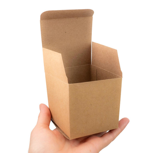 3" Brown Kraft Box