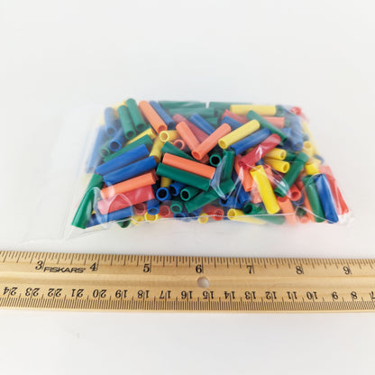 3 oz - Approximately 270 Pieces - Straw Beads - Sugar Glider Toy Parts, C Link Cover