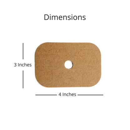3x4 Cardboard Chip - Bird Toy Parts