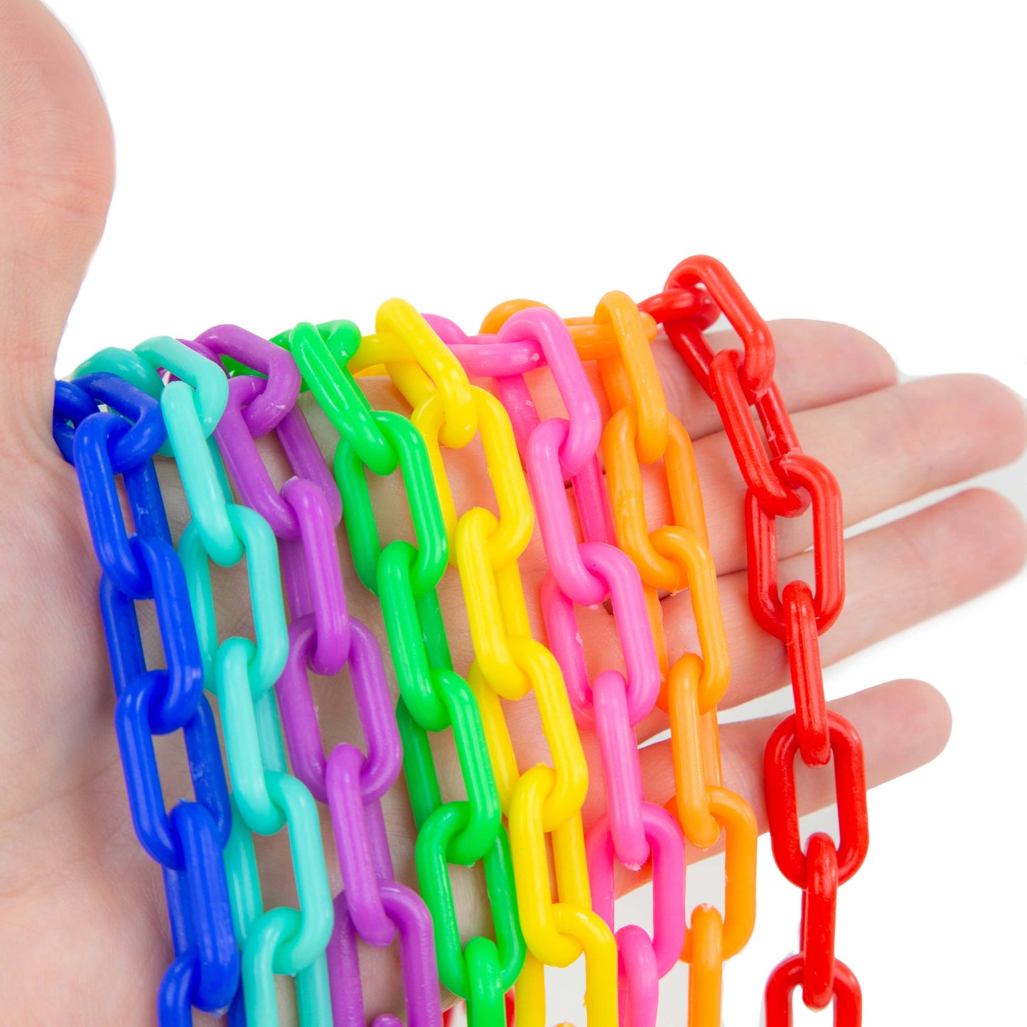 4 mm Plastic Chain by the foot, 1" links