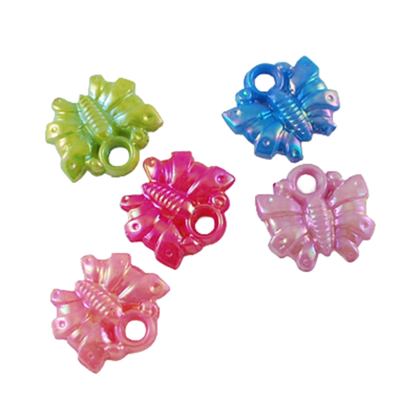 Detailed Butterfly Charms - 50 pieces (29 grams)