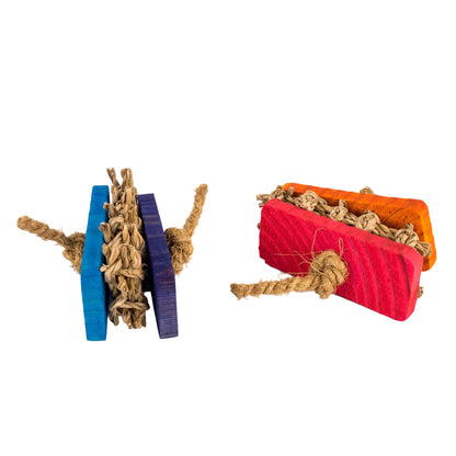 Ice Cream Sandwich Set of 2 -  Floor Toy for Guinea Pig, Bunny Rabbit, Chinchilla