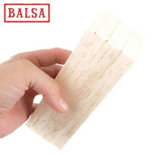 Balsa Block 6" x 2" x 2" - Bird Toy Part