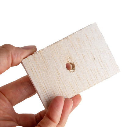 Balsa Blocks - 3" x 2" x 1/2" - Bird Toy Part