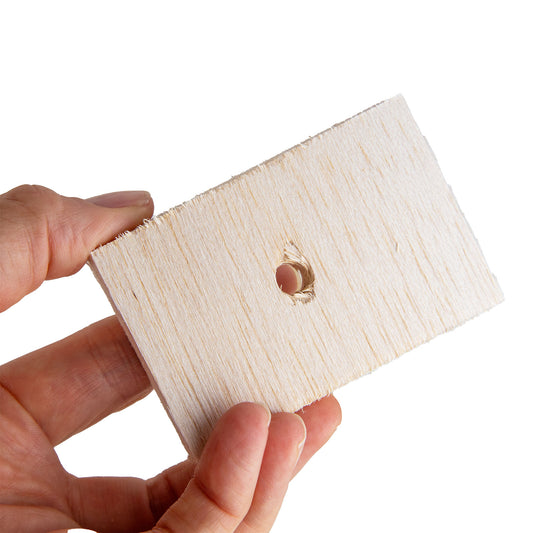 Balsa Blocks - 3" x 2" x 1/2" - Bird Toy Part
