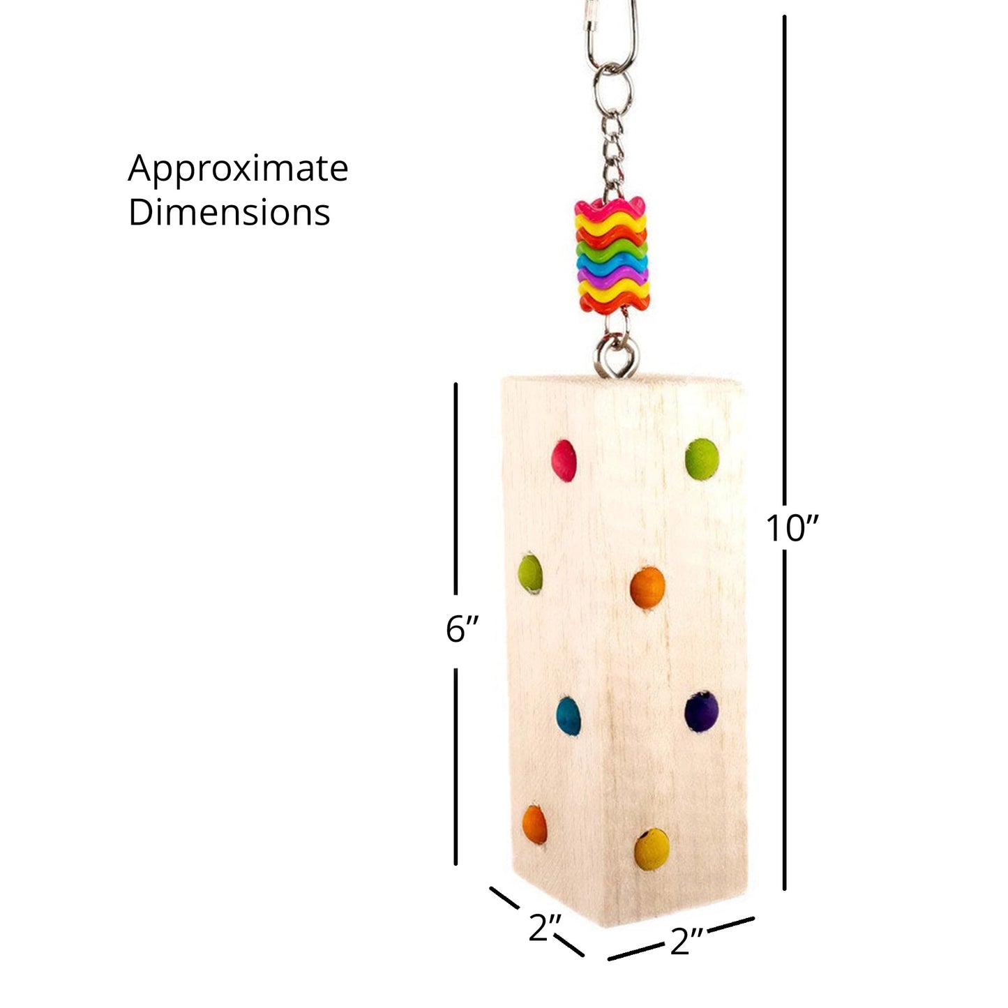 Balsa Dots - Balsa Bird Toy