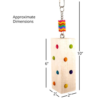 Balsa Dots - Balsa Bird Toy