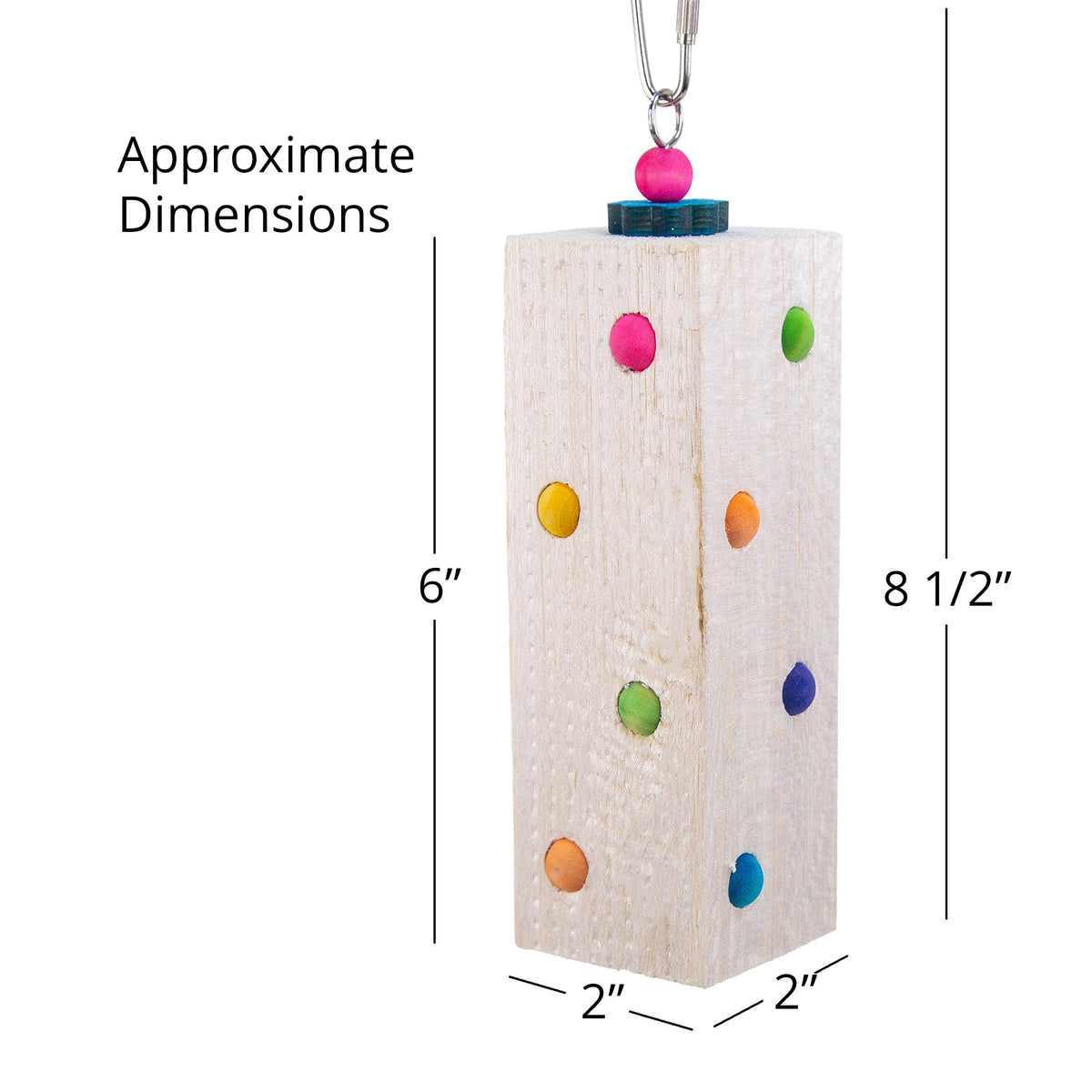 Balsa Dots - Balsa Bird Toy