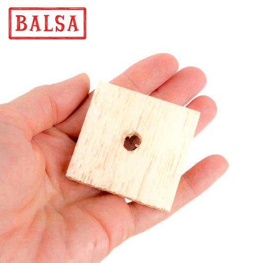Balsa Squares 2" x 2" x 1/4"  - Bird Toy Part