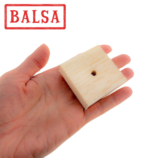 Balsa Squares - 2" x 2" x 5/8" - Bird Toy Part