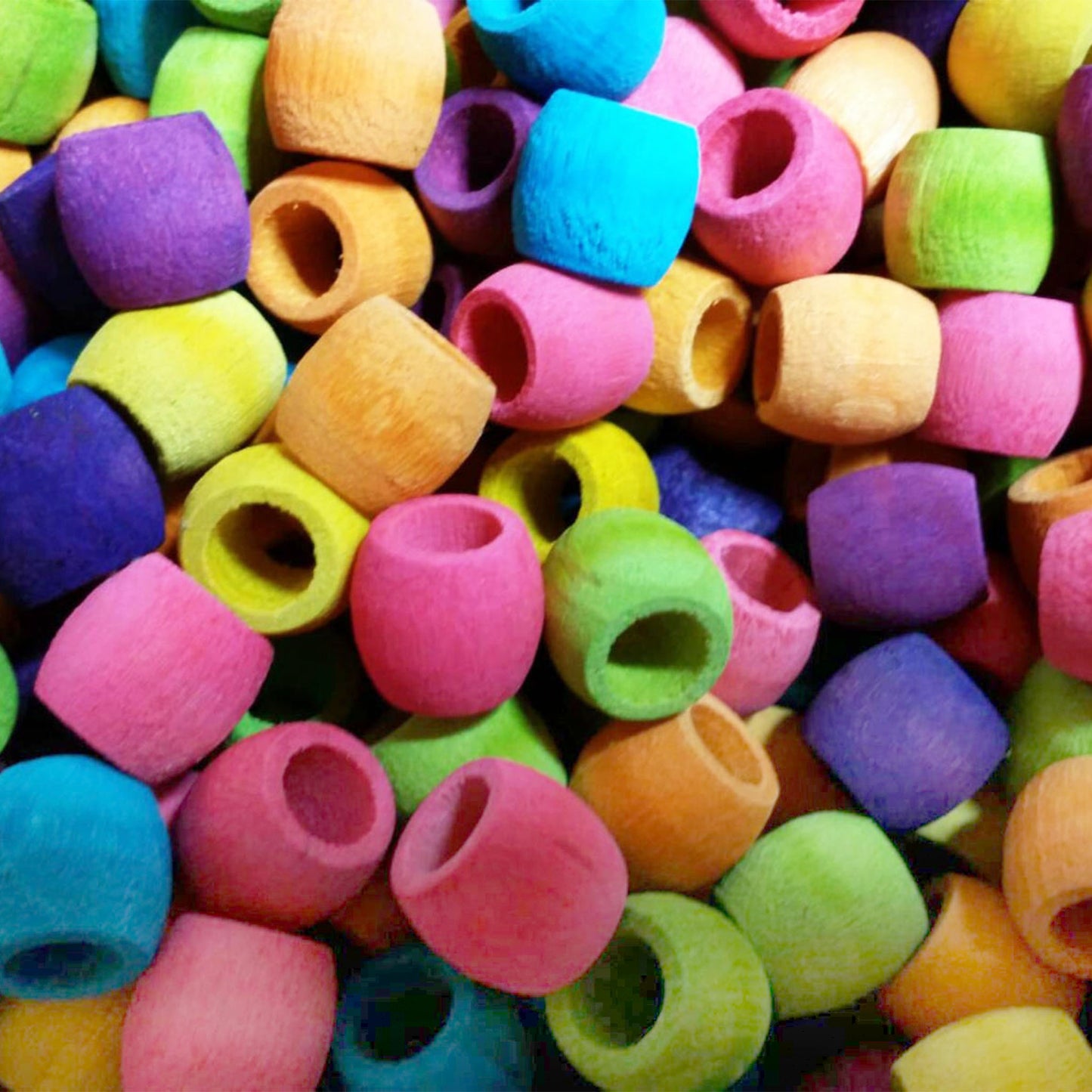 1/2" Barrel Bead  - Colored