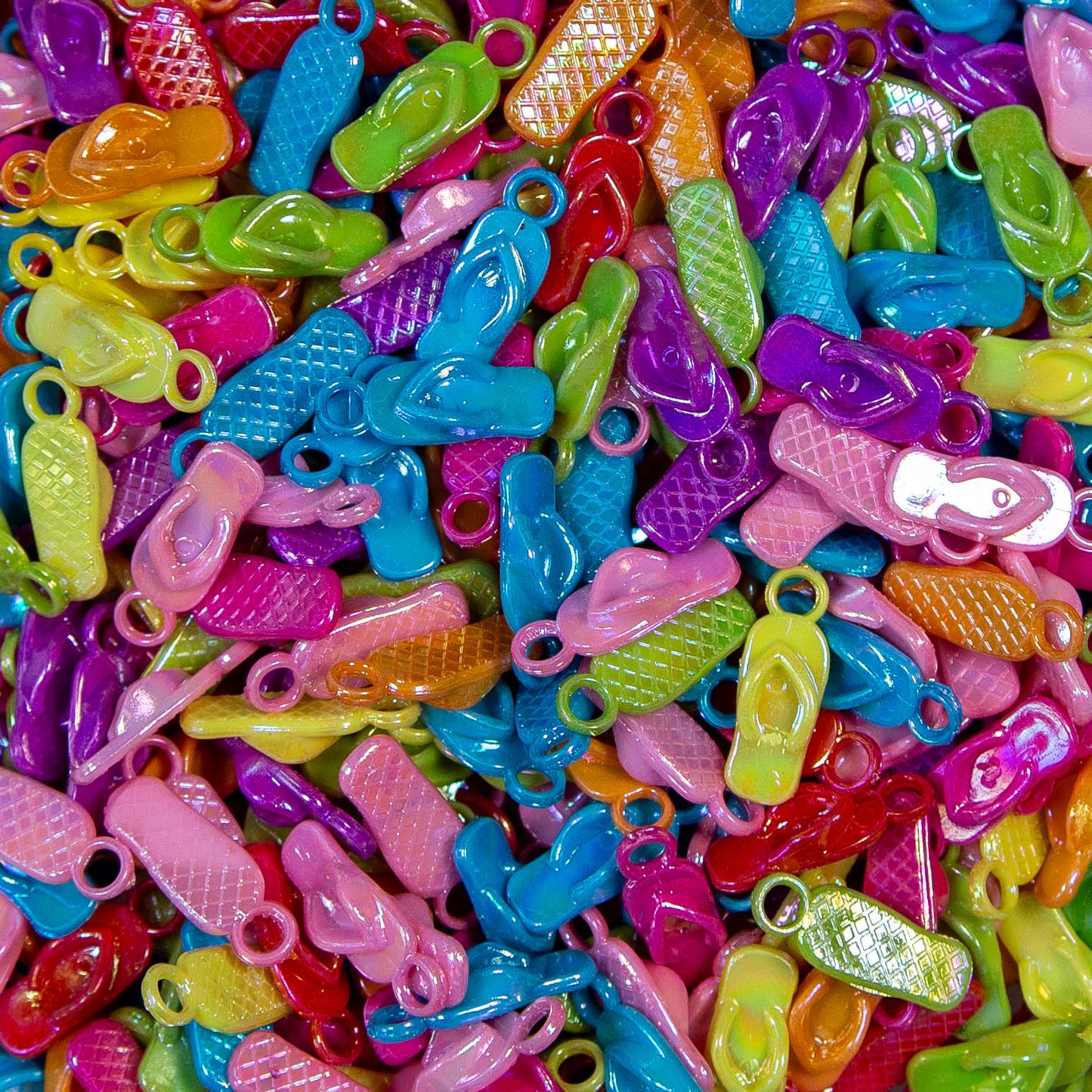Flip Flop Sandal Charms - 50 pieces (15 grams)