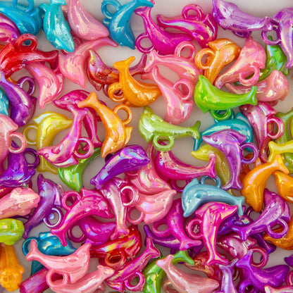 Dolphin Charms - 50 Pieces (24 grams)
