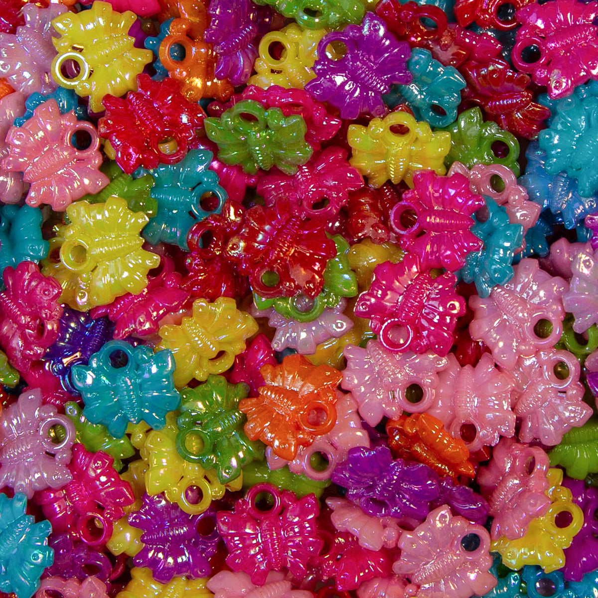Detailed Butterfly Charms - 50 pieces (29 grams)