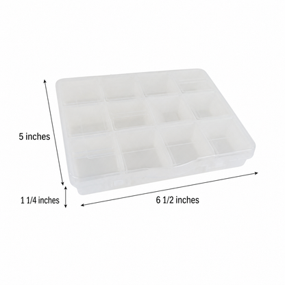 Craft Storage Box - 12 Compartments