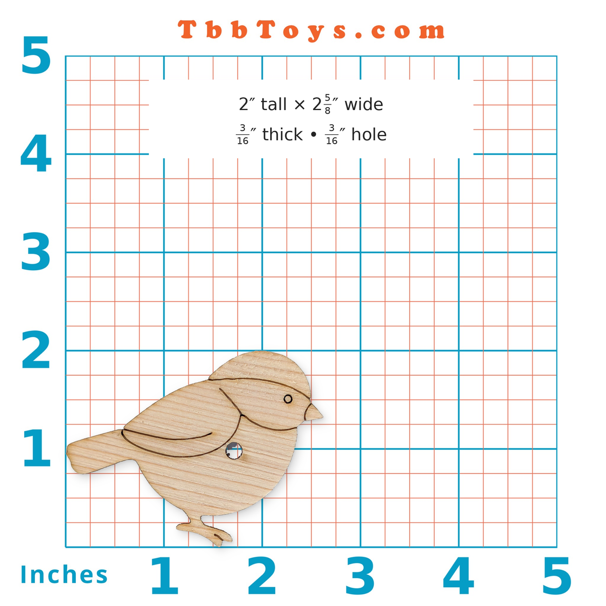 Wild Wonders - Set of 13 Solid Pine Toy Parts