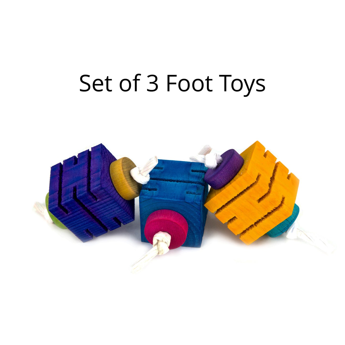 The toy comes in a set of 3.