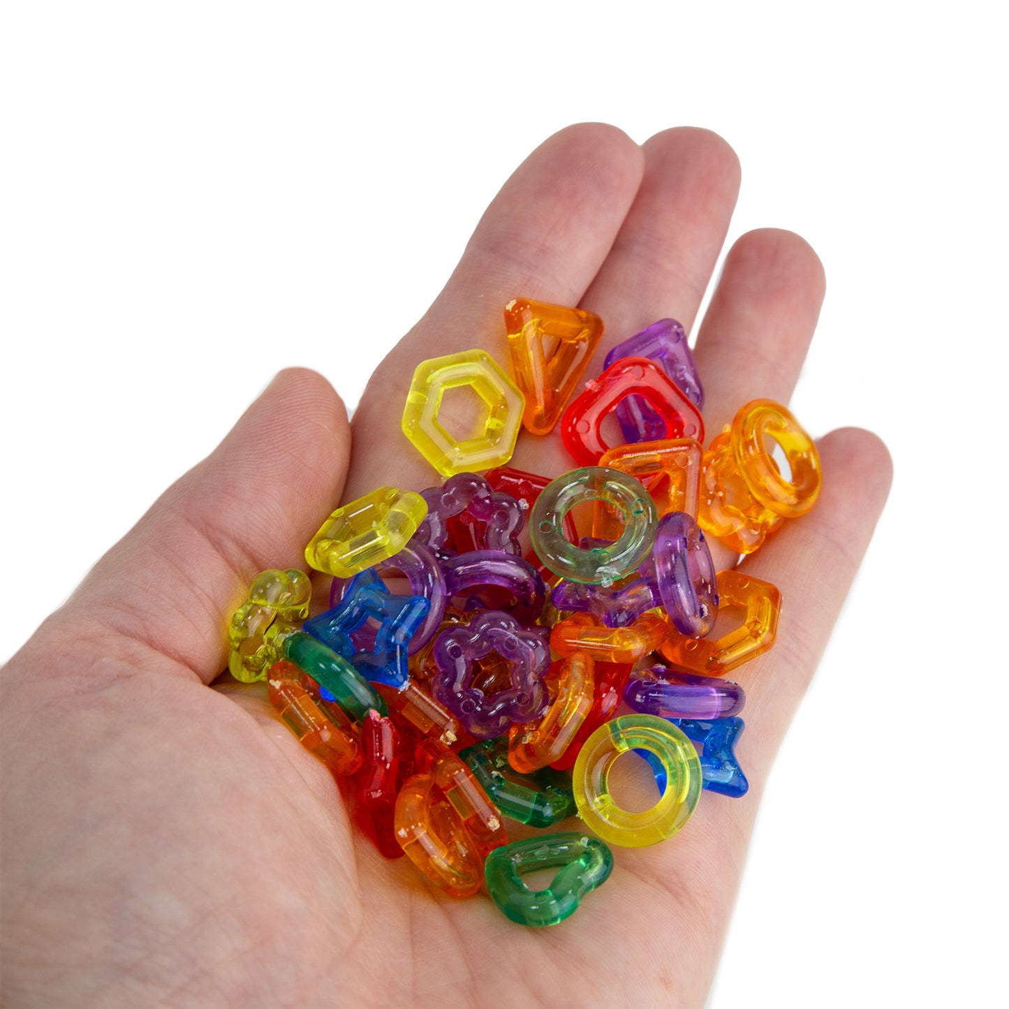 1 oz Colorful Beads (about 50 pieces) - Bird Toy Part