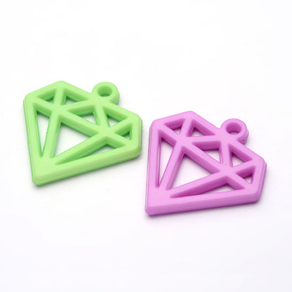 Large Diamond Charm - 10 Pieces