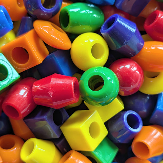 Jumbo Beads Bright Colors - Bird Toy Part