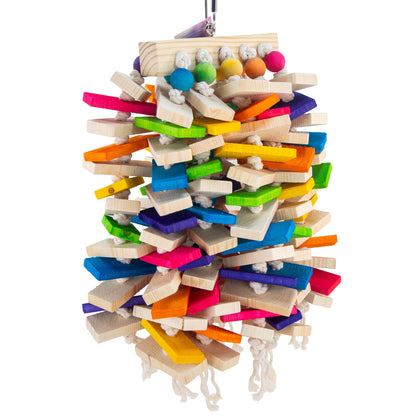 The Knotty Problem Deluxe - Large Bird Toy for Cockatoos, Macaws