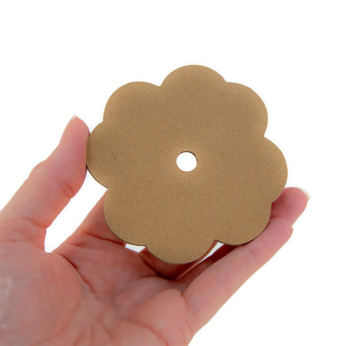 Cardboard Flower Chip (3 1/4 Inches) - Bird Toy Part