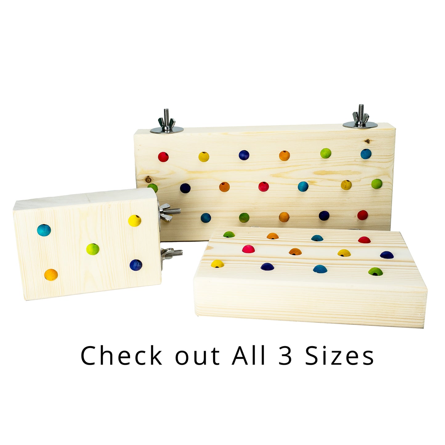 Large Wood Platform Perch for Birds