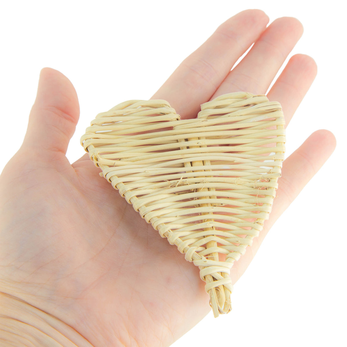 Jumbo Wicker Hearts - Chews for Chinchillas, Rabbits and Guinea Pigs - Pack of 25