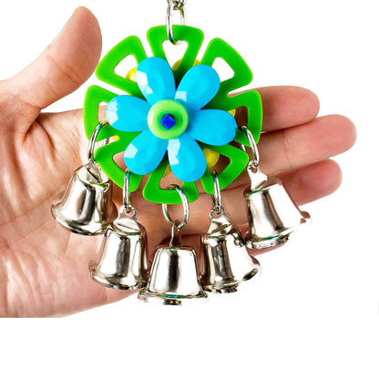 Lazy Daisy Bells – Small Bird Toy with Bells