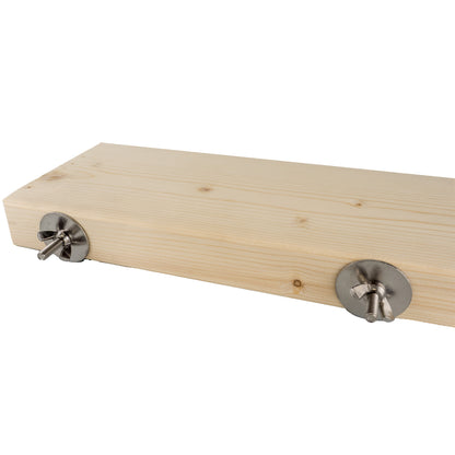 Large Wood Platform Perch for Birds