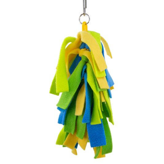 Knotted Fleece Toy - Comfort toy for birds
