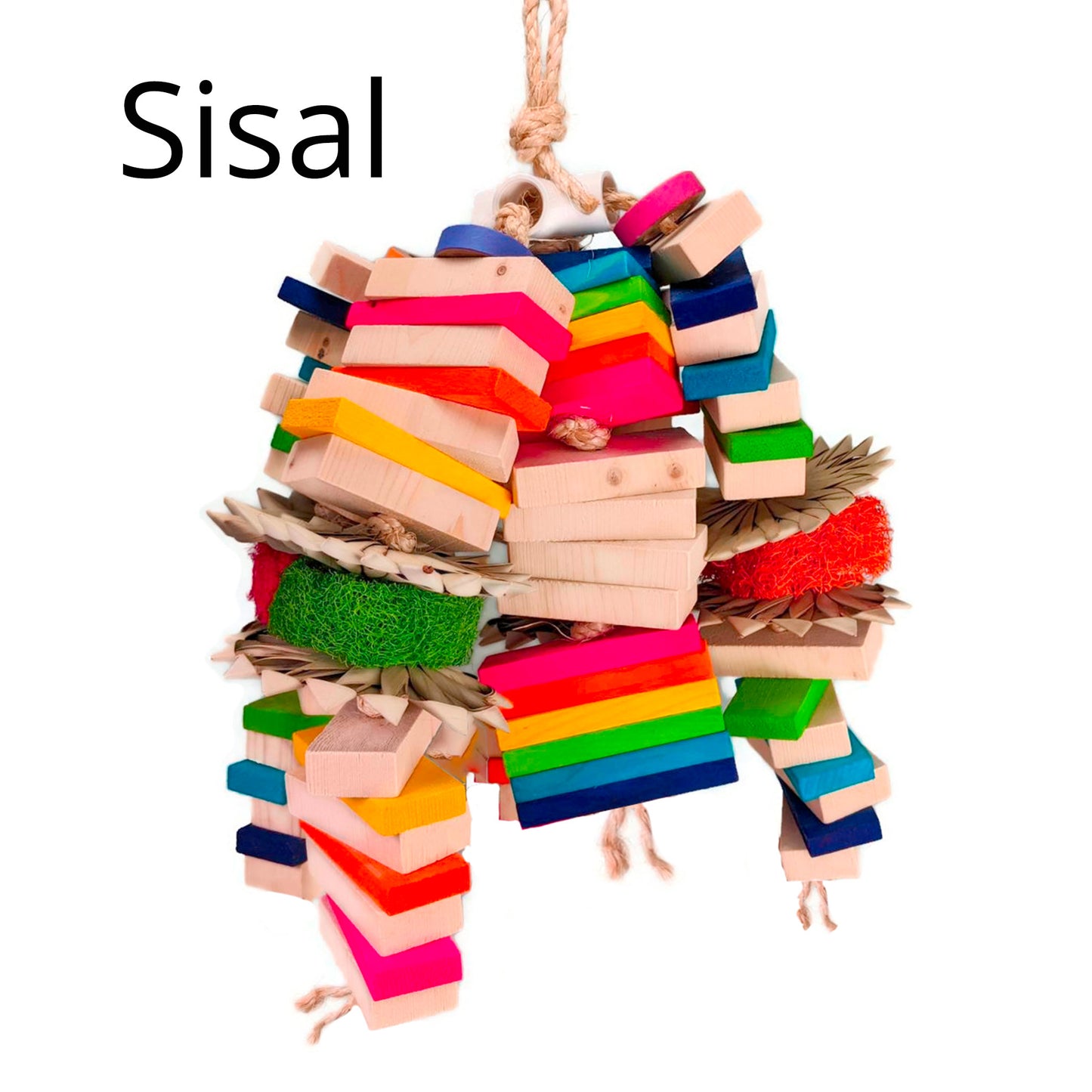 Sisal Version of the bird toy.
