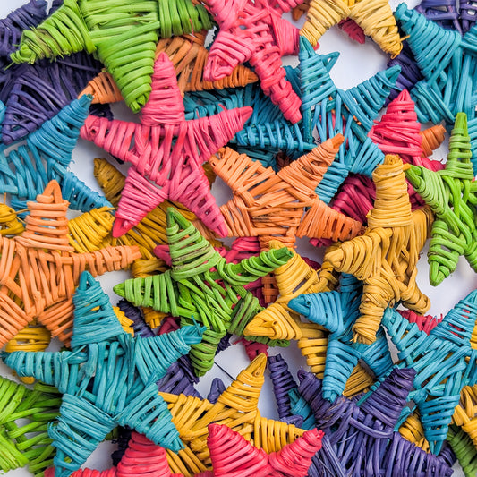 Mini Vine Stars - Colored