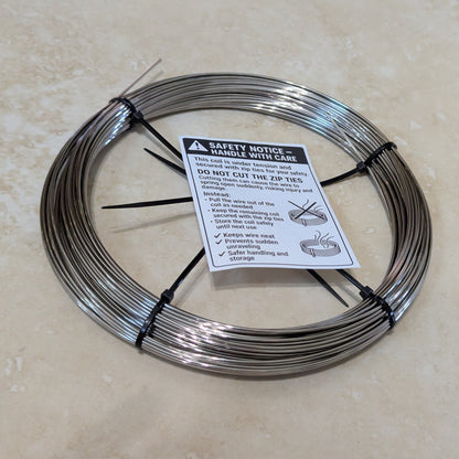 102 feet of 1/16 inch Stainless Steel Wire for Bird Toys