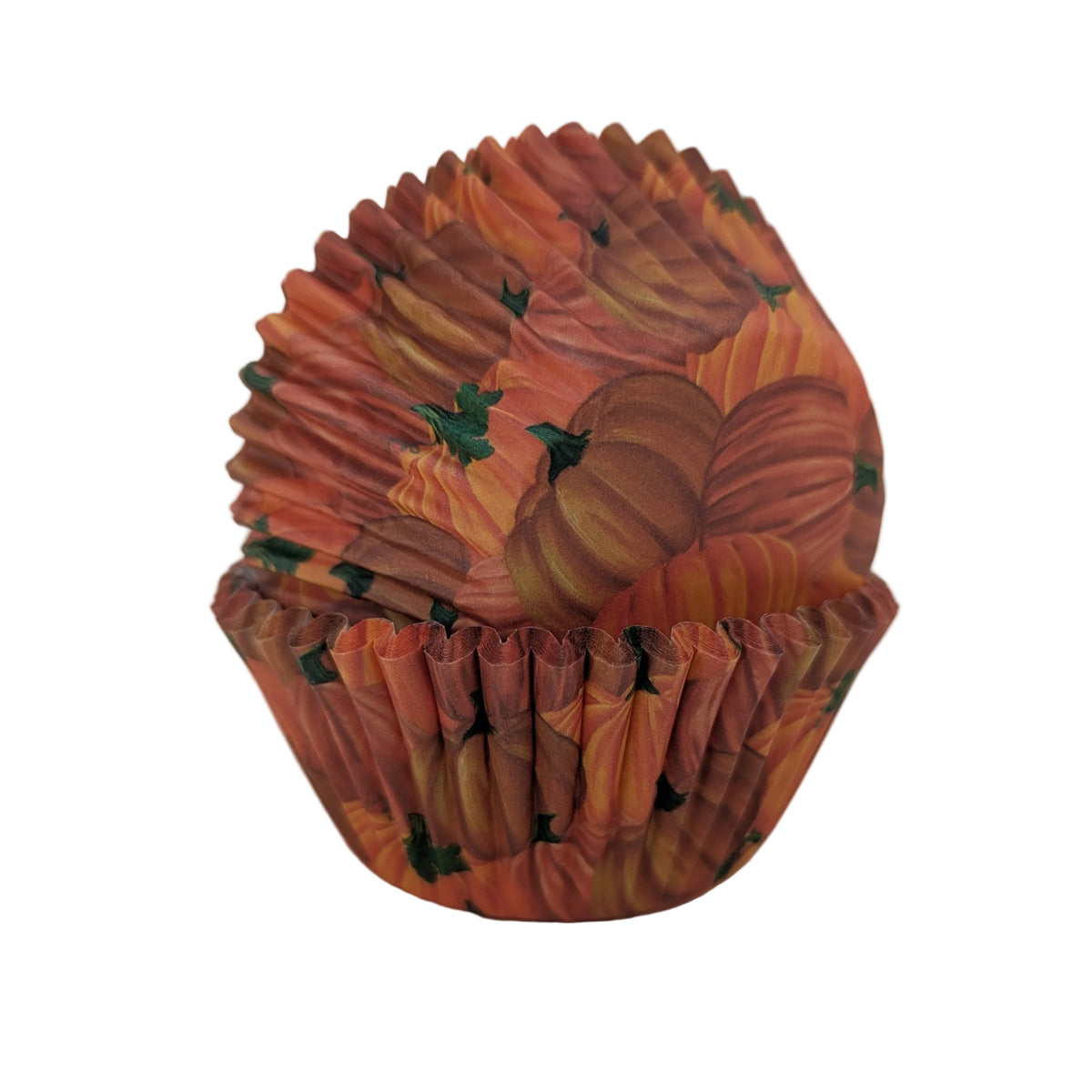 Pumpkin Cupcake Papers - 50 Pack