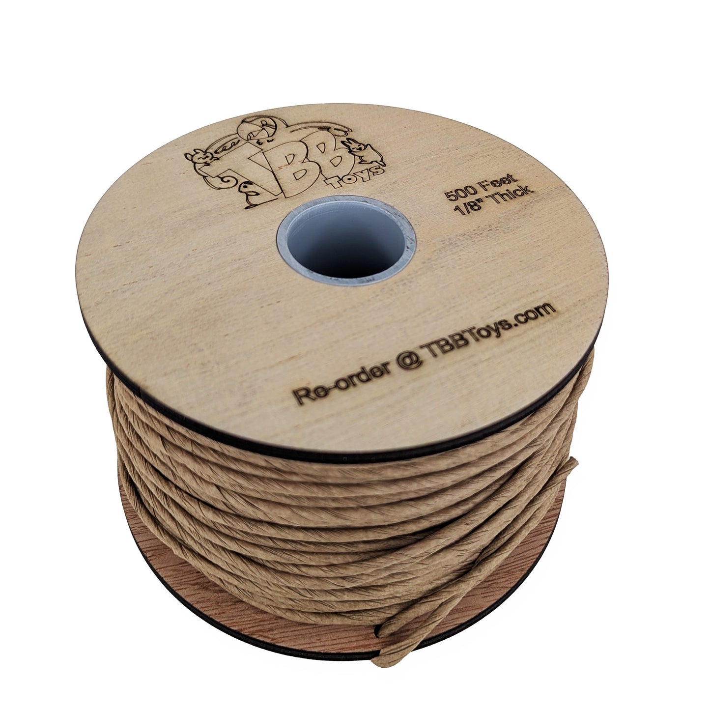Roll of Brown Paper Rope - 500 Feet - Bird Toy Parts