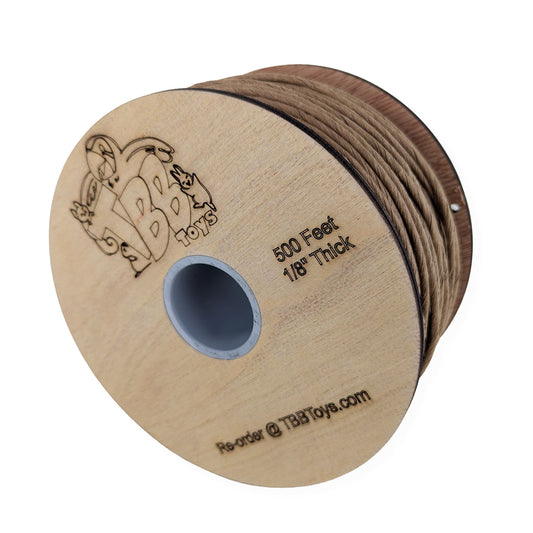 Roll of Brown Paper Rope - 500 Feet - Bird Toy Parts