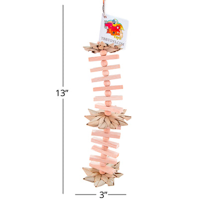 Party Under the Palms Natural - Palm Leaf and Balsa Bird Toy