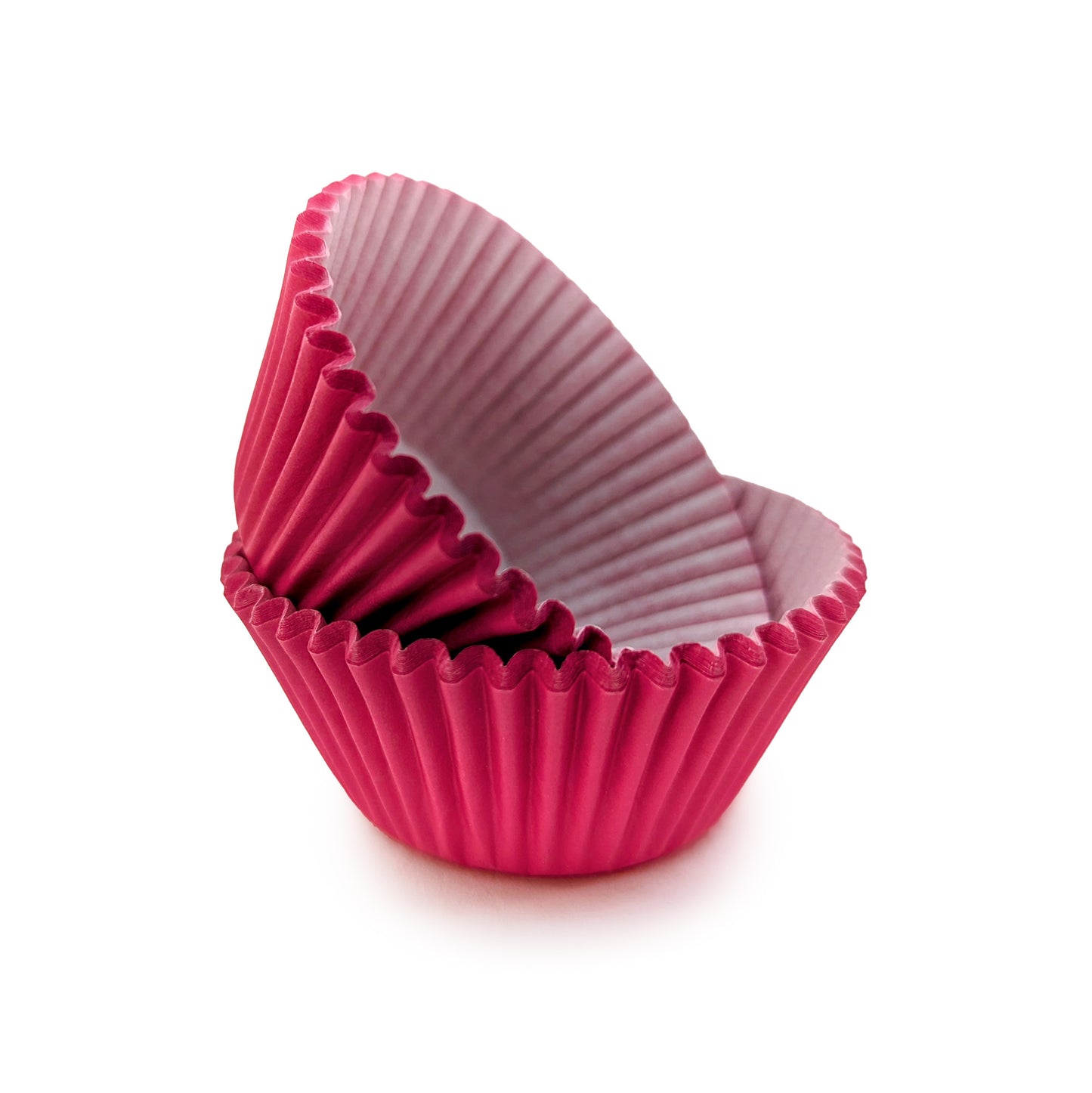 Raspberry Pink Cupcake Wrappers - Uncoated Paper 50 Count