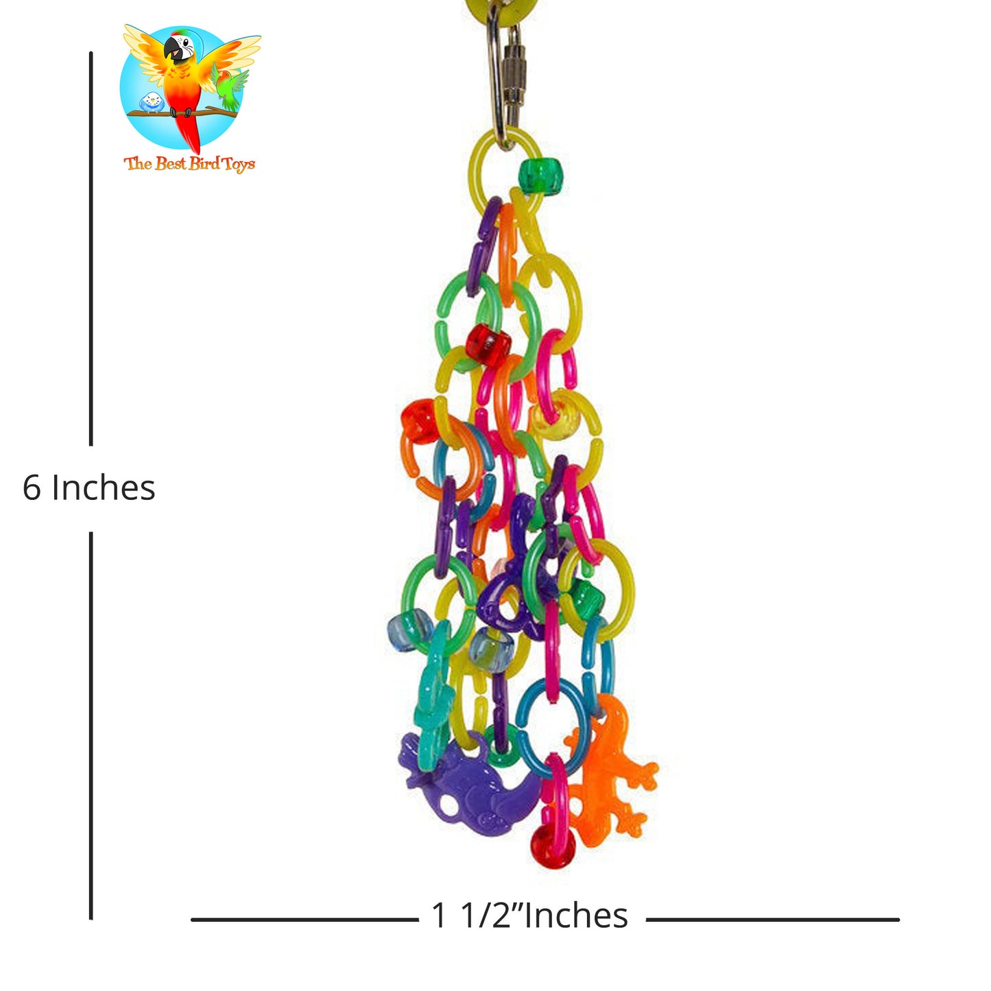 Ratalink - Small Bird Toy for Parakeet, Budgie, Cockatiel, Parrotlet, Linnie