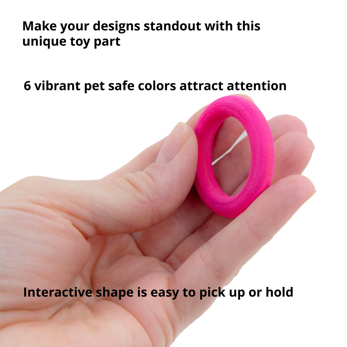 Wood Rings - Bird Toy Part