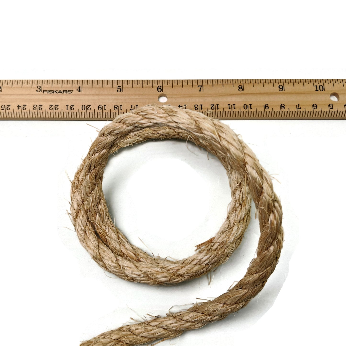 100 foot Roll - 3/8" Natural Sisal - No Oil, No Chemicals, All Natural